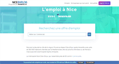 Desktop Screenshot of nice-emplois.com